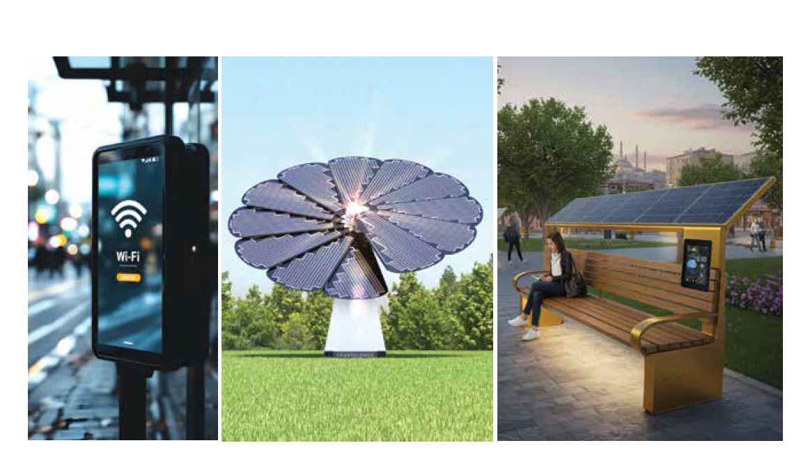 Akıllı Şehir Mobilyaları